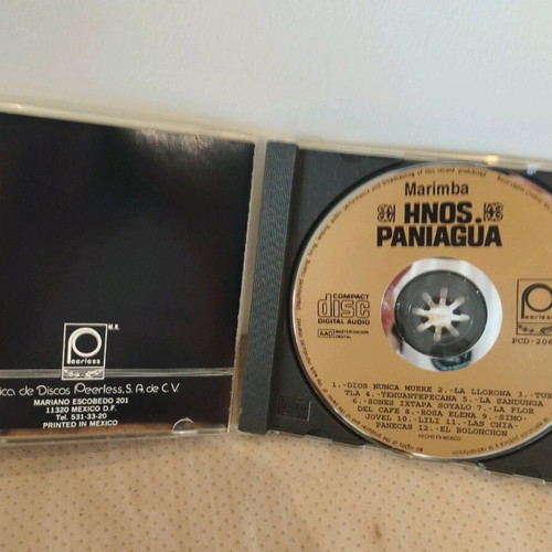 Marimba Hermanos Paniagua Marimba De Los Hnos CD like new, Latin