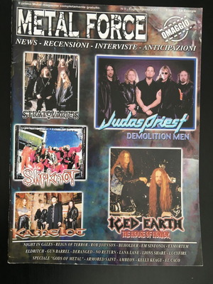 Metal Force #9 magazine 2001 like new