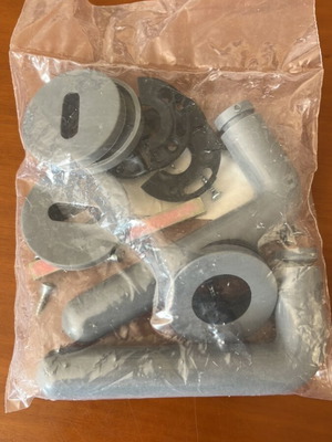Minimal gray door handles new, for interior doors