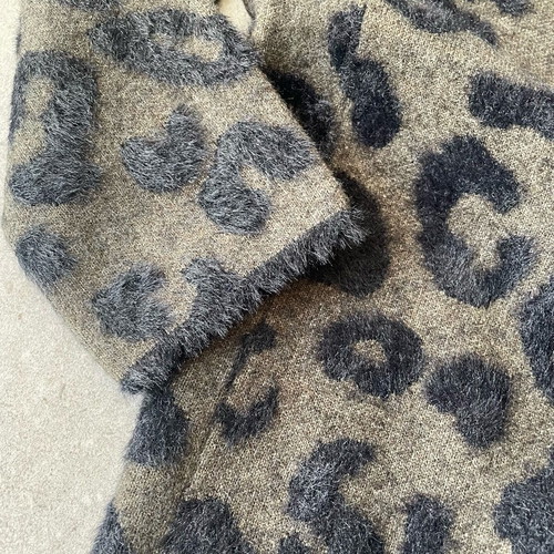 Sfera women's long cardigan like new, animal print, size M