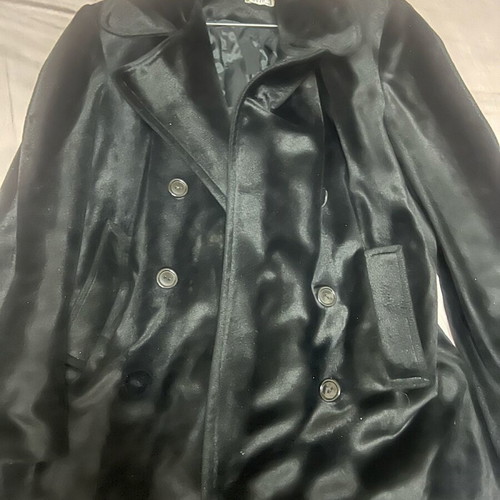 Vintage velour set jacket S and pants L like new, black