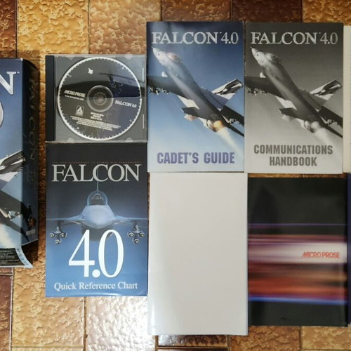 Falcon 4.0 PC game like new, simulation flight