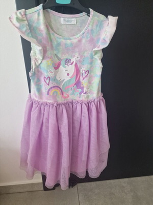 Unicorn dress like new size 7-8 Primark