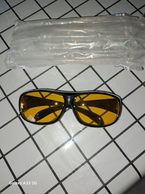 Γυαλιά οδήγησης καινούργια με κίτρινο φακό νυχτερινής όρασης unisex