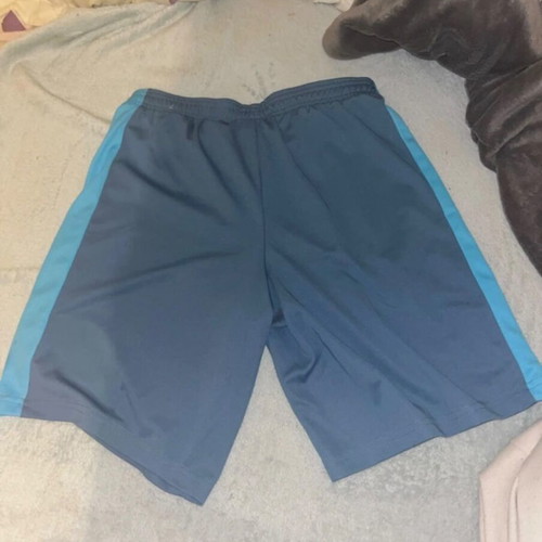 Nike men's sports shorts like new, blue with turquoise sides, size S