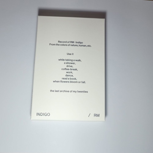 Bts RM Indigo Weverse albums version box like new, kpop album