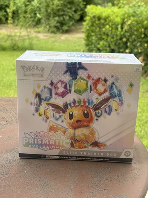 Prismatic Evolution ETB new Pokemon trading card box
