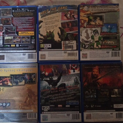PlayStation 2 game bundle with 6 games