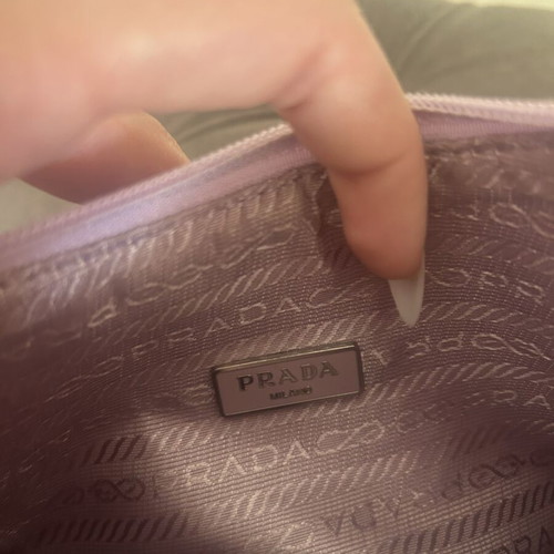 Prada Re Edition bag, purple