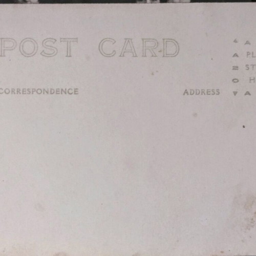 Post card used, from 1910-20 era
