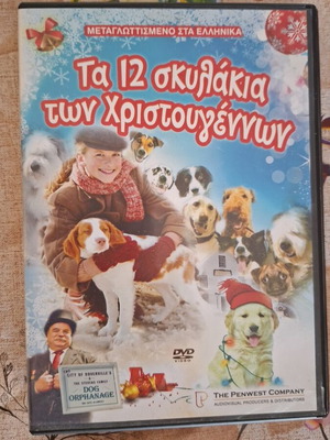 DVD The 12 Dogs of Christmas like new, dubbed