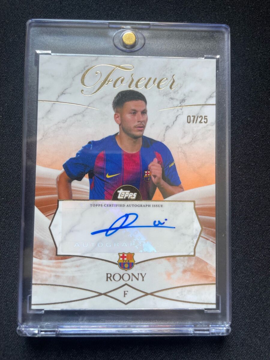 ぴ*ー様 Topps Roony Bardghji auto ルーニー　バルドグ Roony Bardghji Forever Barcelona Topps… - € 73,00 - Vendora.cy