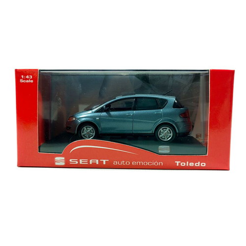 Seat Toledo 2006 Metallic GreyBlue 1:43 Diecast Model New
