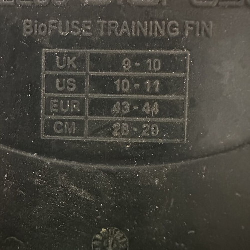 Speedo fins used, short size 43/44