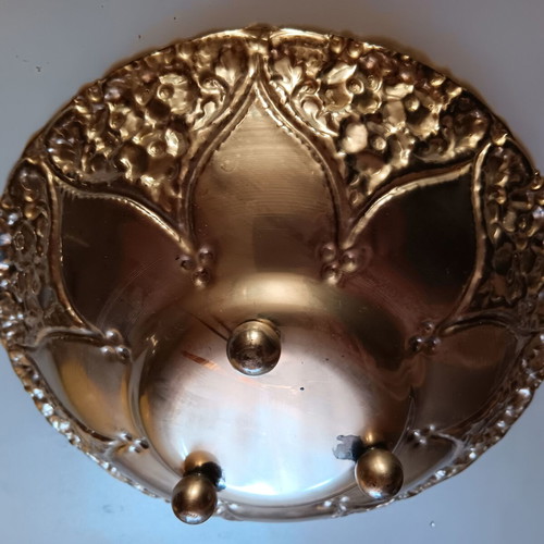 Decorative silver-plated fontaniera used