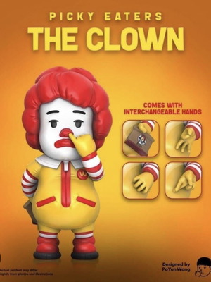 Mighty Jaxx Picky Eaters The Clown figure new with box