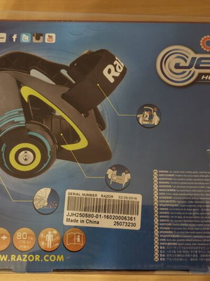 Razor Jetts adjustable heel wheels