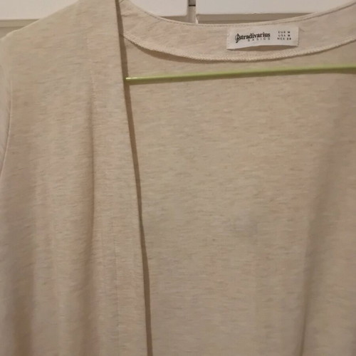 Stradivarius thin cardigan beige like new, size M