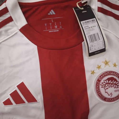 Olympiacos 2025/26 Home European Appearance Podence Jersey Large New Authentic