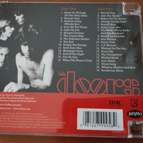 The Doors 2CD edition like new, rock