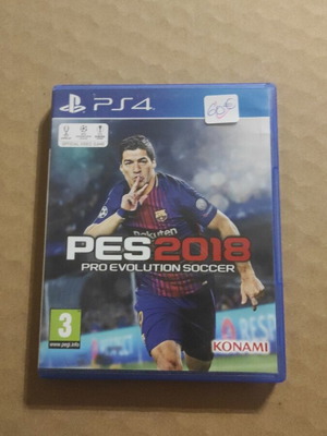 PlayStation 4 PES 2018 Pro Evolution Soccer used