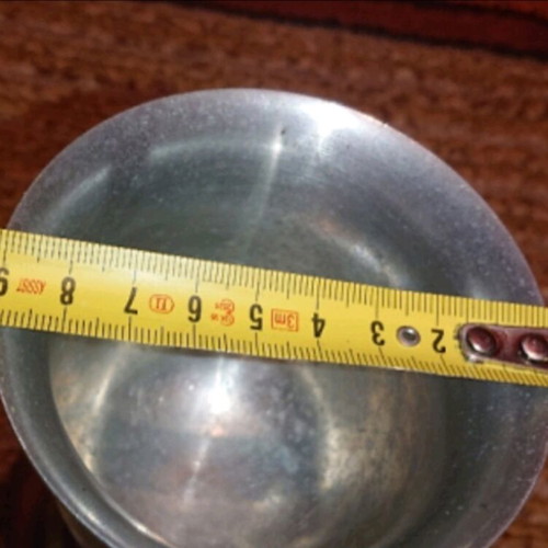 Georg Nilsson cup used with hand engraving and Barnett Henry Abrahams mark