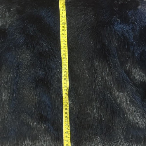 Short black fur coat Toi Moi like new
