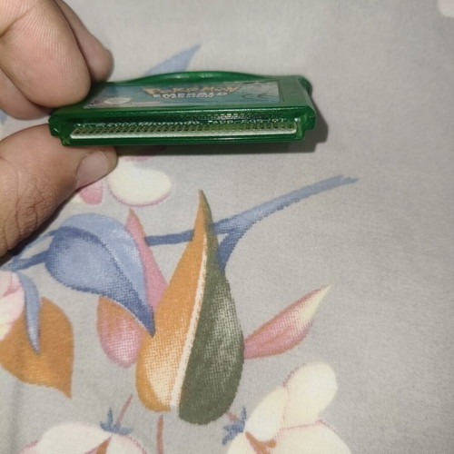 Pokemon Emerald Version Nintendo GBA cartridge