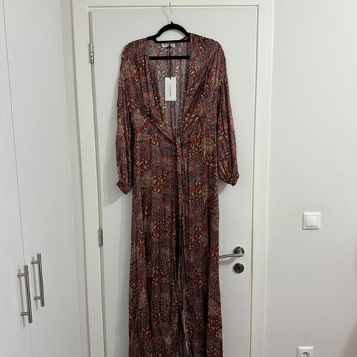 Forever Young dress kimono style brown, new, size L