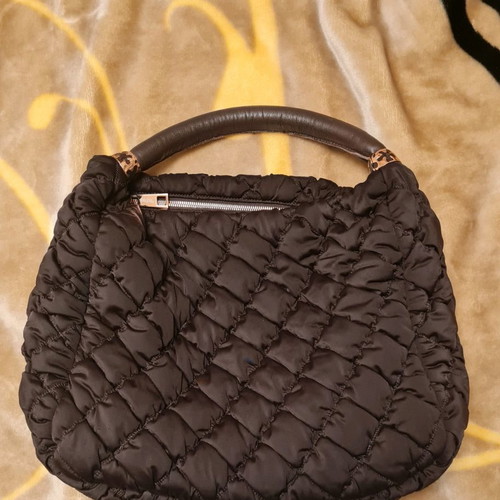 Folio shoulder bag like new brown
