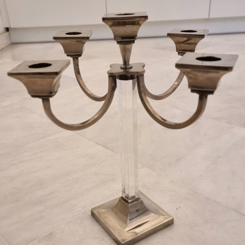 Candelabra 5-Position Used with Metal Base and Crystal Stem