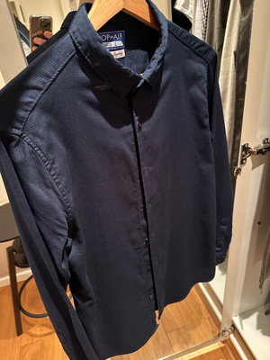 Риза Pop-Air тъмносиня като нова, размер Large