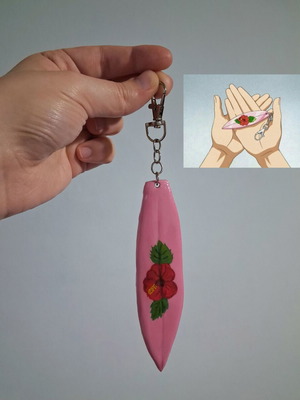 Handmade Pichi Pichi Pitch keychain brand new, multicolored