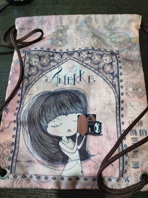 Anekke backpack large drawstring bag new