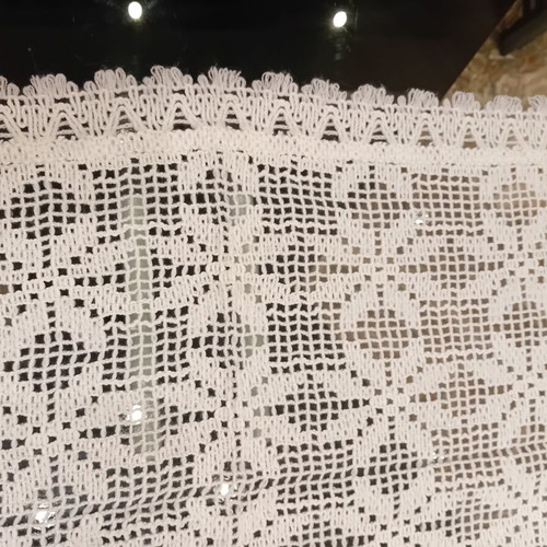 Handmade tablecloth like new 0.77×0.85