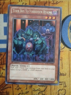 Tour Bus To Forbidden Realms Effect Monster Yugioh