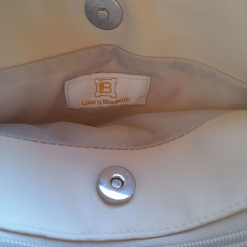 Laura Biagiotti Shoulder Bag like new, waterproof PVC beige