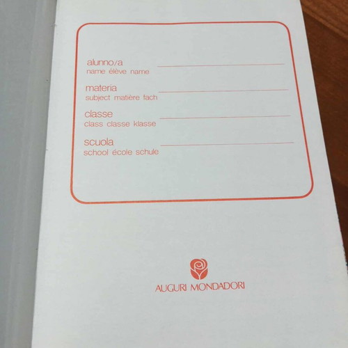 Cacharel vintage notebook new with hard cover