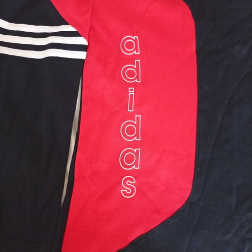 Adidas shirt size M like new, black and red