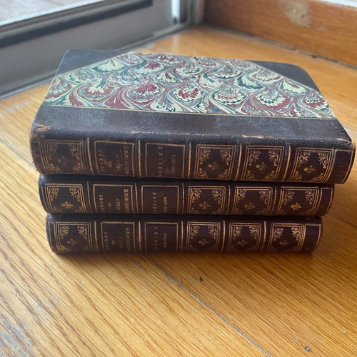 Oeuvres de Sully Prudhomme Poésies 3 volumes used, French