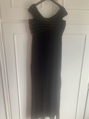 Veloudakis Dress Long Brown Like New Handmade