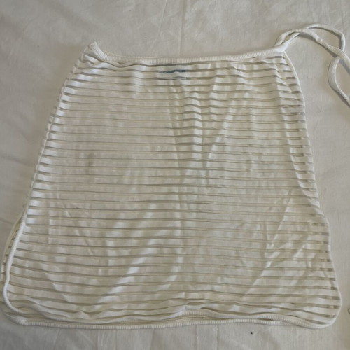 La Perla women's pareo used with washing mark, white, XXL