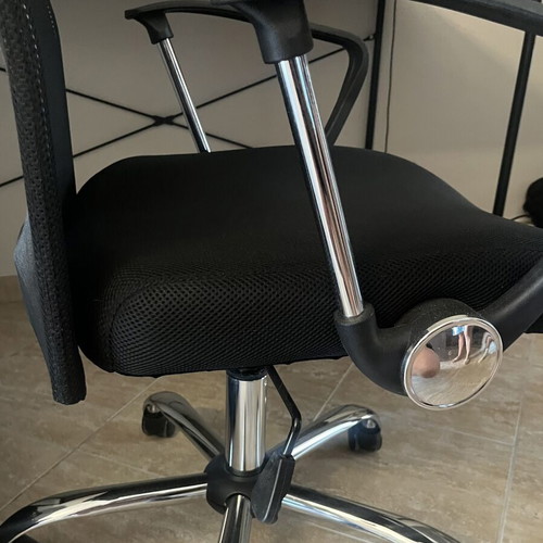 Desk and chair set, soft chair for home office or study