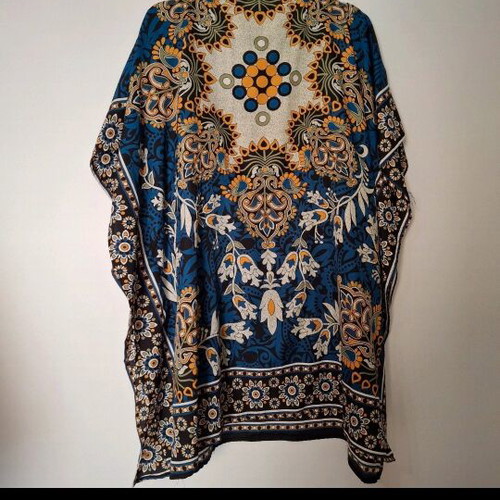 Summer caftan like new, multicolored