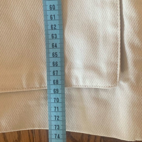 H&M women's cargo jacket made of diagonal fabric like new, beige
