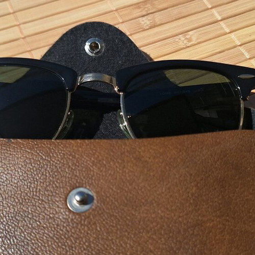 Ray Ban Clubmaster sunglasses G15, made in USA, Bausch and Lomb