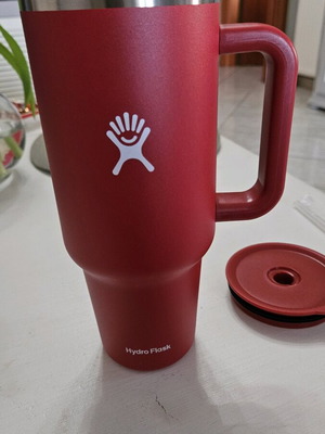 Ποτήρι θερμός Hydro flask 1,1 λίτρα καινούργιο με σφραγισμένο καλαμάκι