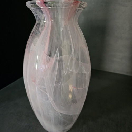 Verteria Lux Operaia Swirl Vase Pink like new