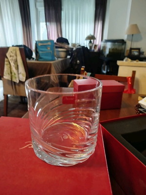 Baccarat Arik Levy Spin crystal ice bucket container new
