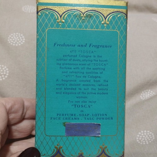 Tosca 4711 sealed vintage eau de cologne